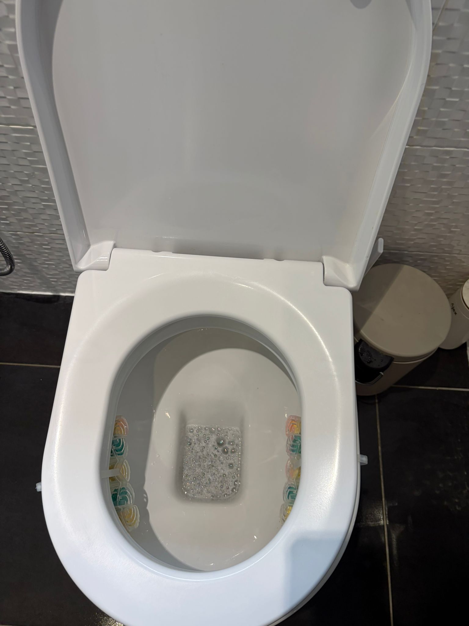 Spotless toilet